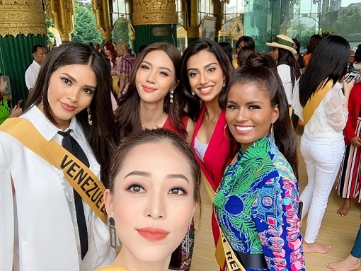 a hau phuong nga va no luc noi bat tai miss grand international 2018