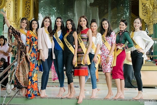 a hau phuong nga va no luc noi bat tai miss grand international 2018