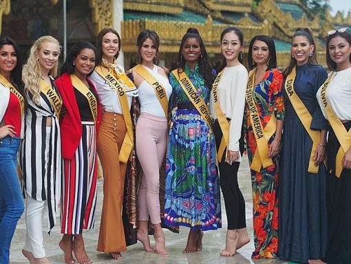 a hau phuong nga va no luc noi bat tai miss grand international 2018