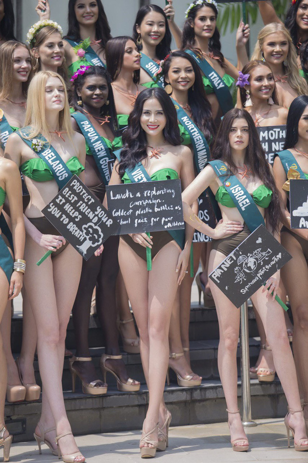 dai dien viet nam noi bat khi dien bikini ben dan thi sinh miss earth 2019