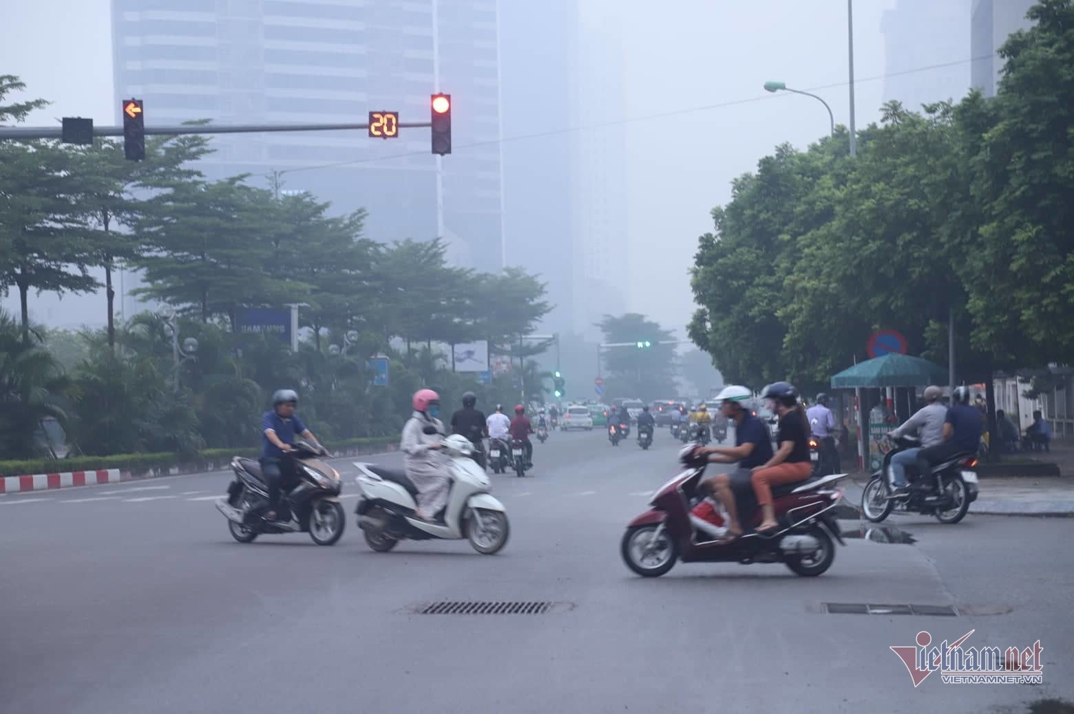 suong mu giang phu ha noi cao oc mat hut