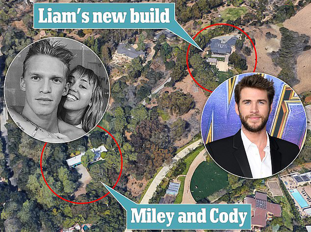 liam hemsworth xay nha canh to am cua miley va bo moi