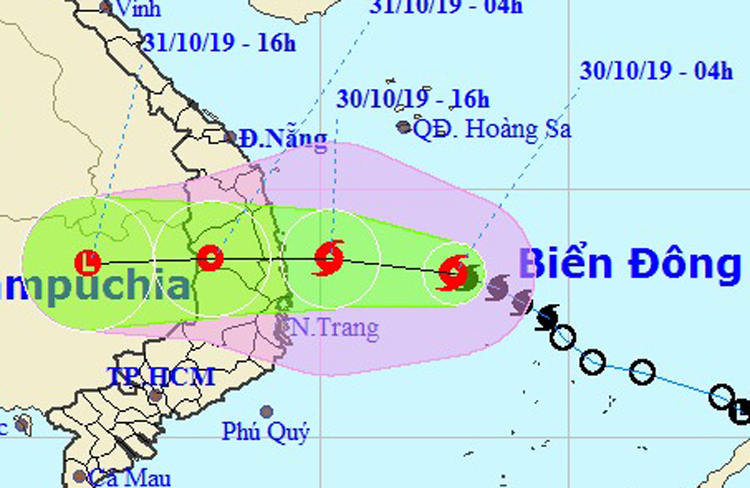 bao matmo huong vao quang ngai khanh hoa