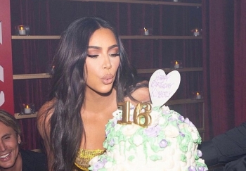 Kim Kardashian rạng rỡ đón sinh nhật tuổi 40