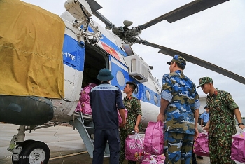 Quân đội huy động 7 trực thăng ứng phó bão Molave