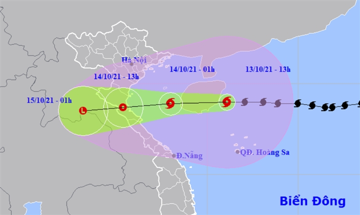 Bão số 8 giật cấp 14, cách Hà Tĩnh 540km - 1