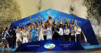 Ảnh: Dàn sao của Viettel nâng cao chức vô địch V-League 2020