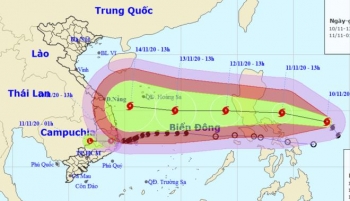 Bão số 12 vừa suy yếu thành áp thấp nhiệt đới, Biển Đông lại đón bão số 13