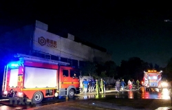 TP Hồ Chí Minh: Cháy tại phim trường Nhà Bè, thiệu rụi nhiều tài sản