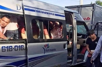 Nhóm côn đồ chặn ô tô 16 chỗ ở An Giang, đánh nhiều người bị thương nặng