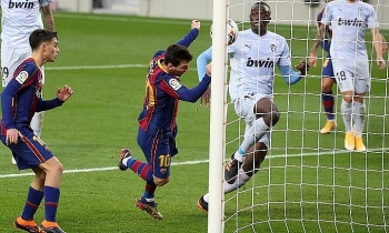 Messi bắt kịp kỷ lục của Pele