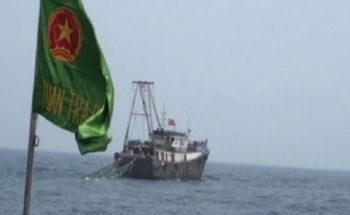 Biên phòng Thái Bình xua đuổi 2 tàu cá Trung Quốc xâm phạm vùng biển Việt Nam
