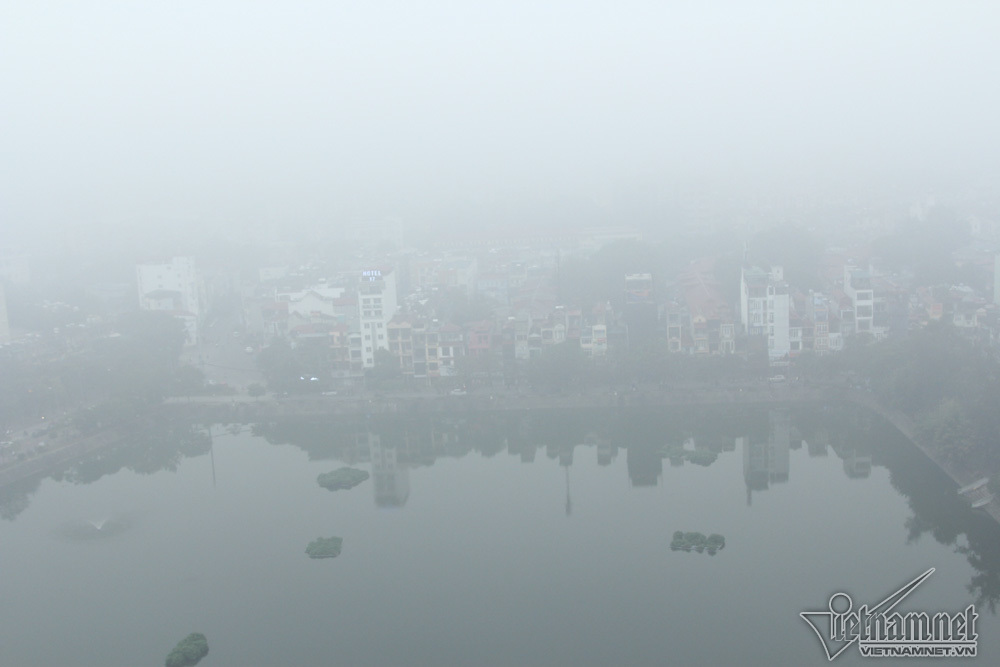 ha noi suong mu dac quanh keo dai toi bao gio