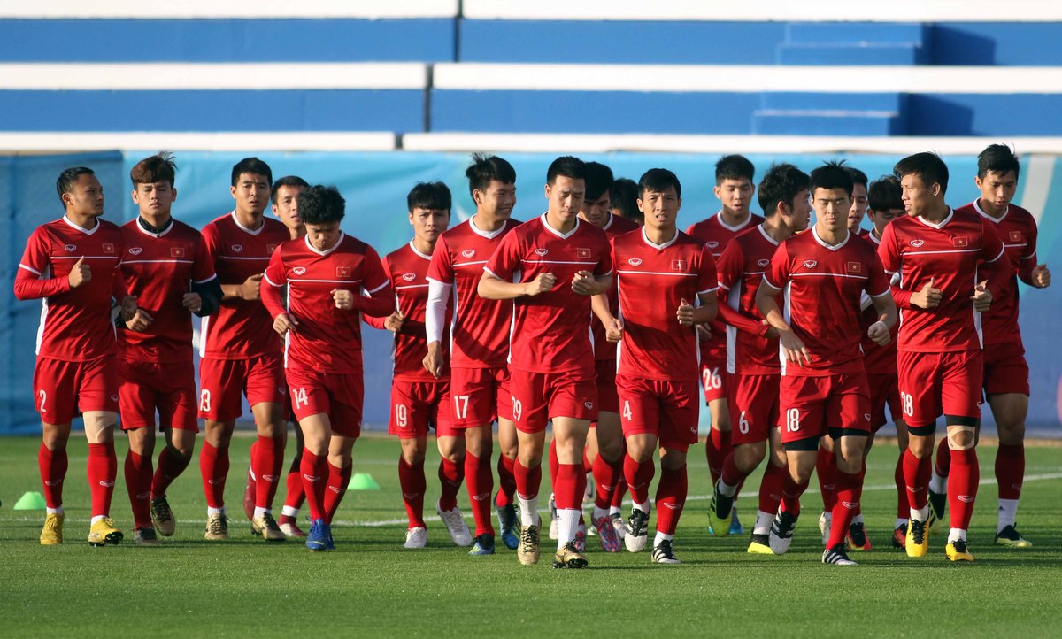 asian cup 2019 viet nam bat dau tap luyen cho tran dau nhat ban