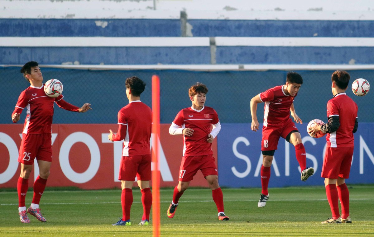 asian cup 2019 viet nam bat dau tap luyen cho tran dau nhat ban