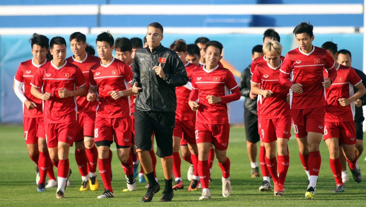 asian cup 2019 viet nam bat dau tap luyen cho tran dau nhat ban