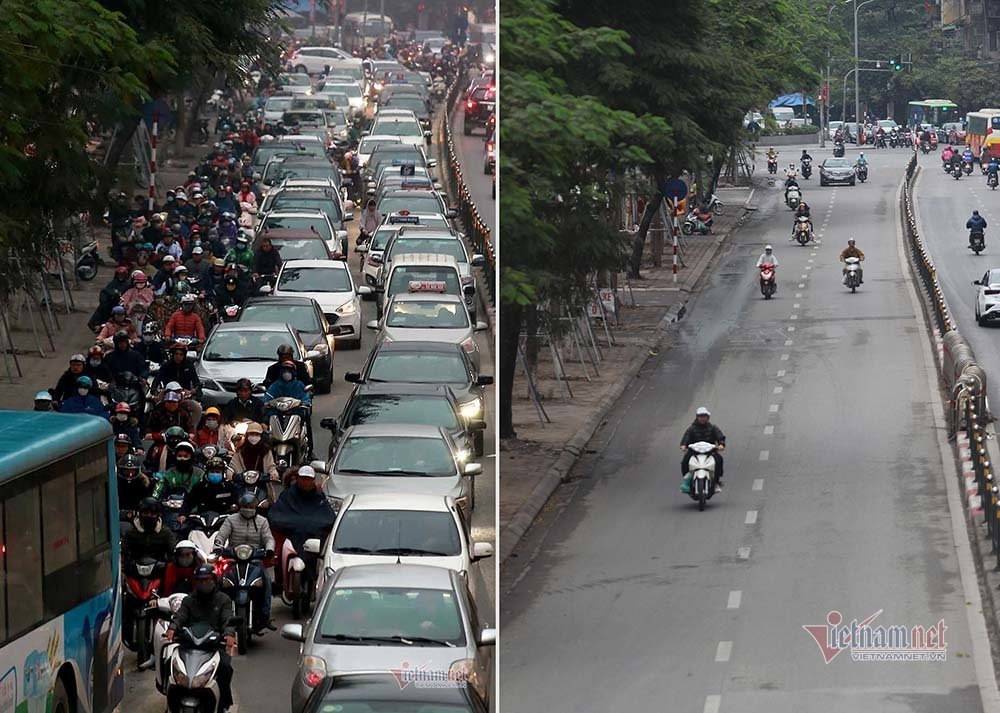 ky dieu ha noi sang mung 1 tet duong pho bong thenh thang