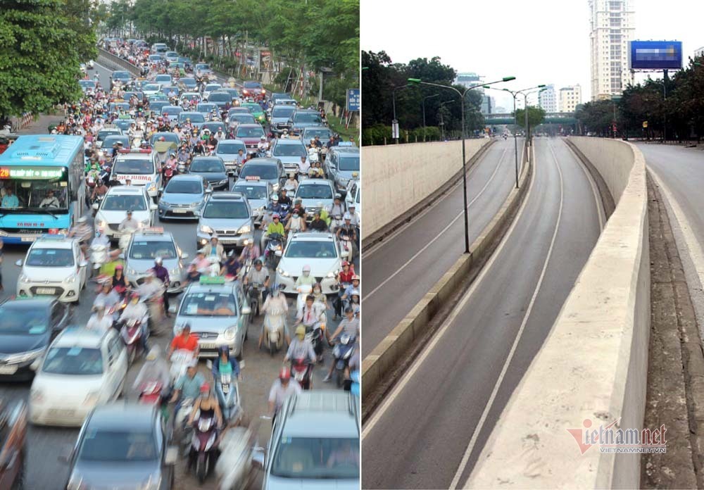 ky dieu ha noi sang mung 1 tet duong pho bong thenh thang