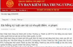 khong xu ly noi bo neu dang vien phai truy cuu trach nhiem hinh su