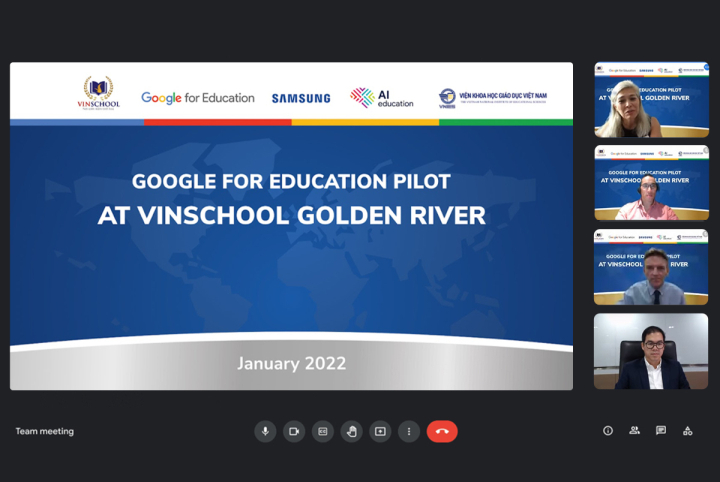 Hợp tác với Google và Samsung, Vinschool nâng cao chất lượng dạy, học - 1
