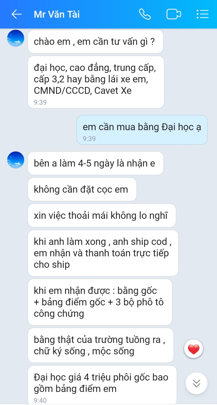 Vài triệu đồng, lấy 'bằng đại học' trong 5 ngày - 1