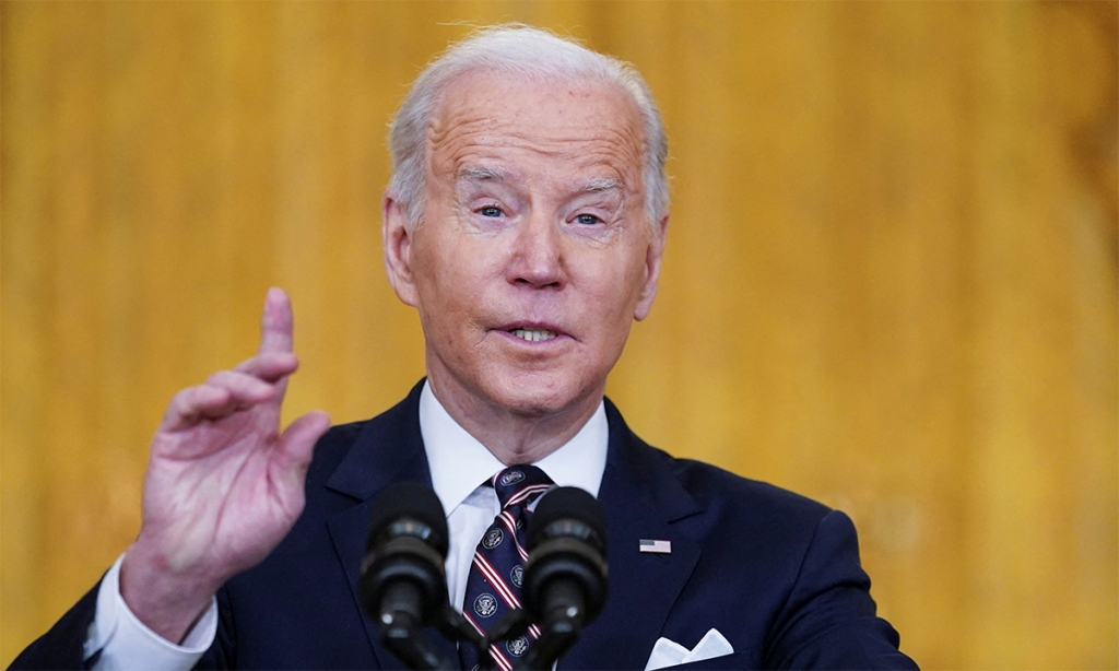 Tổng thống Joe Biden lên án cuộc tấn công của Nga