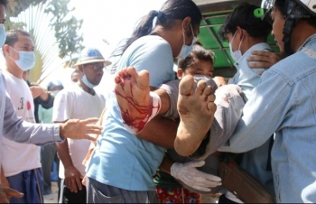 Mỹ, EU lên án cảnh sát Myanmar bắn chết 18 người biểu tình