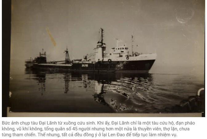 Chuyện về tàu cứu hộ Đại Lãnh trong thảm sát Gạc Ma 1988 - 2
