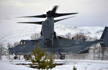 Tham gia tập trận với NATO, một máy bay quân sự Mỹ rơi ở Na Uy