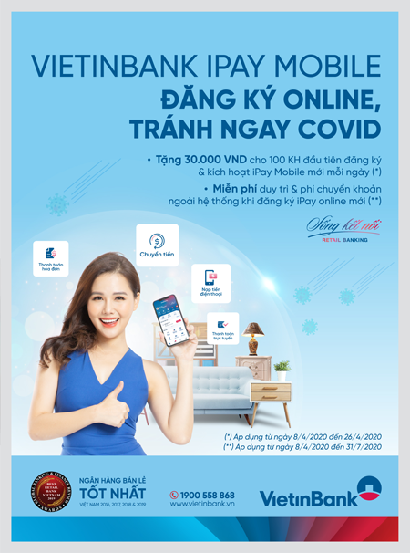 giao dich tren vietinbank ipay mobile mua covid 19 khong chi tien loi ma con nhan duoc nhieu uu dai hap dan