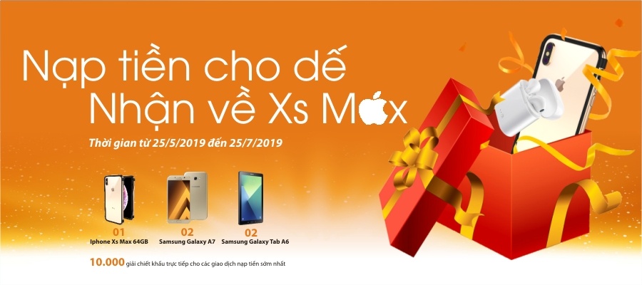 co hoi trung iphone xs max cung nhieu uu dai danh cho khach hang ca nhan su dung ngan hang dien tu shb