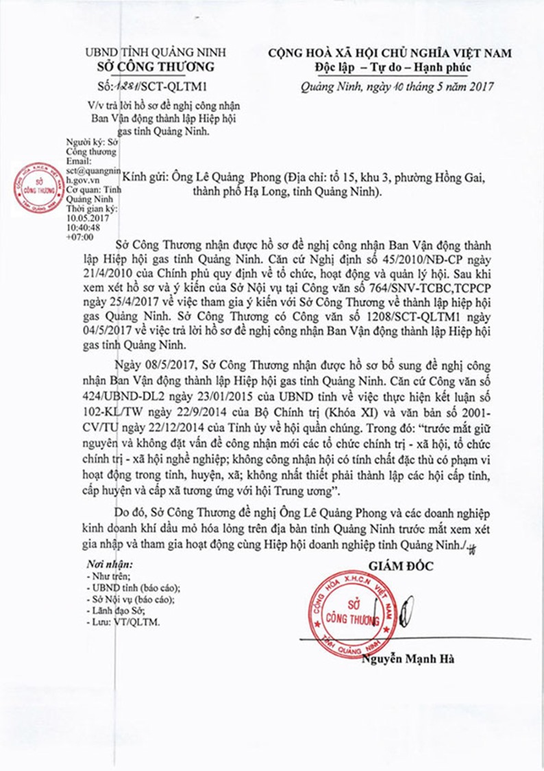 phu phep hiep hoi gas chui thanh chinh thuc