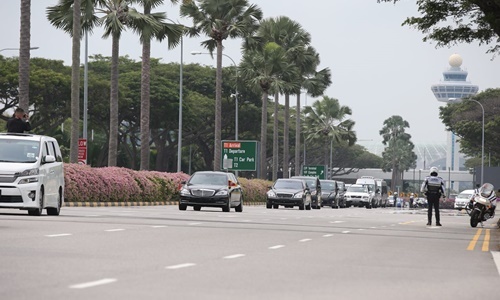 lanh dao trieu tien kim jong un toi singapore