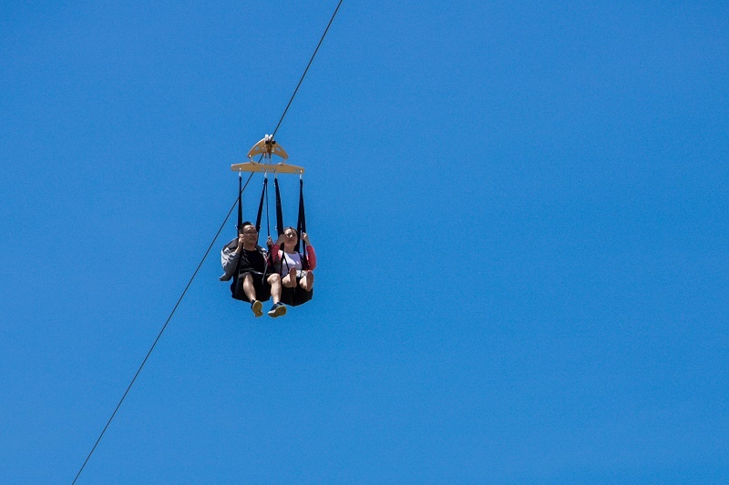 khai truong duong truot zipline so huu 3 ky luc viet nam tai vinpearl nha trang