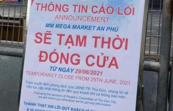 TP.HCM phong tỏa tạm thời siêu thị Mega Market An Phú