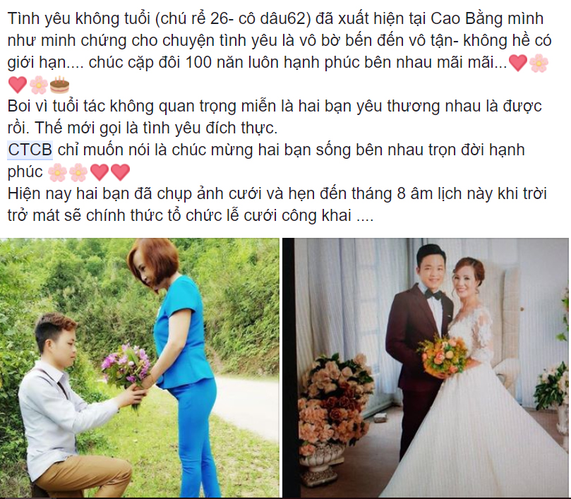 sung sot voi dam cuoi co dau 61 tuoi chu re 26 tuoi o cao bang