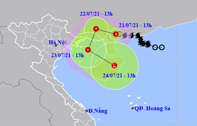 Bão số 3 suy yếu thành áp thấp nhiệt đới