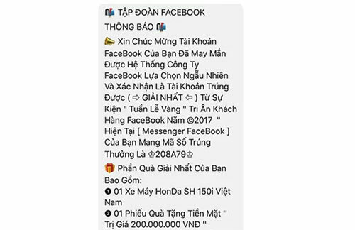 bi lua 100 trieu dong qua tin nhan facebook messenger