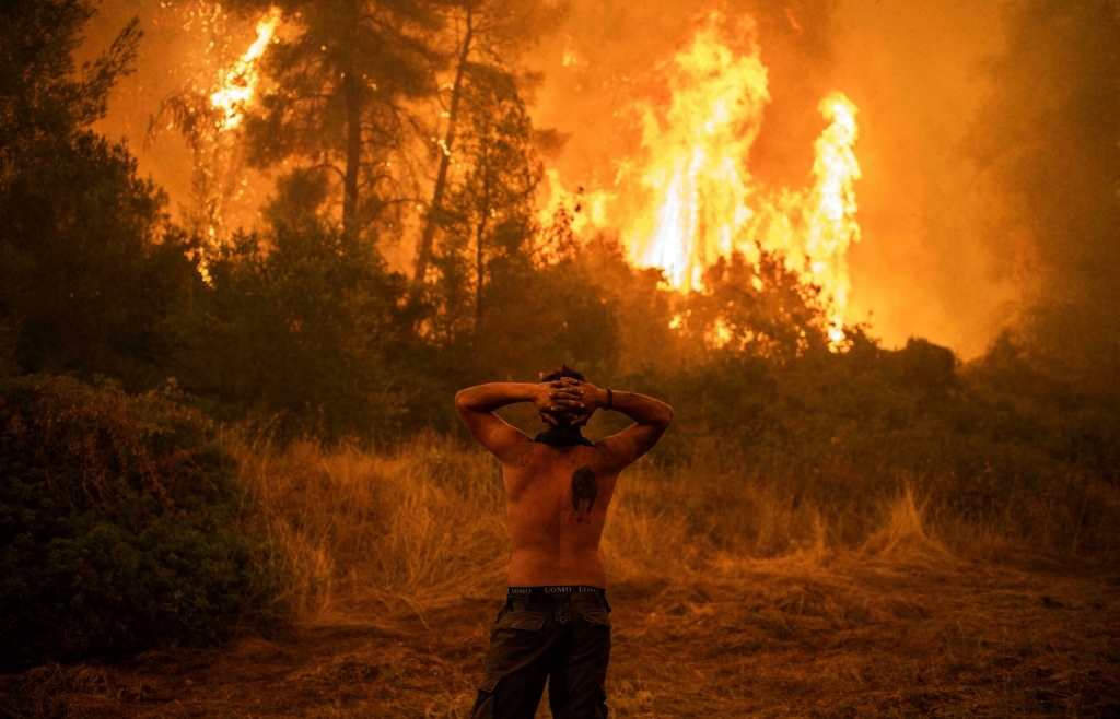 Thảm họa cháy rừng ở Hy Lạp là "báo động đỏ" về tình trạng biến đổi khí hậu toàn cầu
