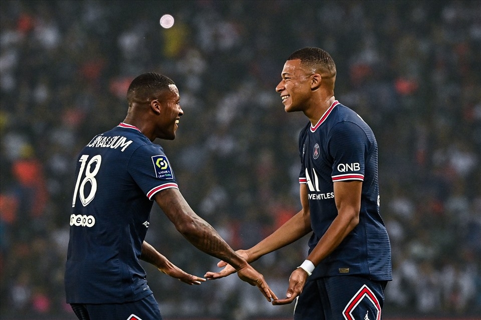 Mbappe đã có một màn trình diễn chói sáng trong vòng 2 Ligue 1