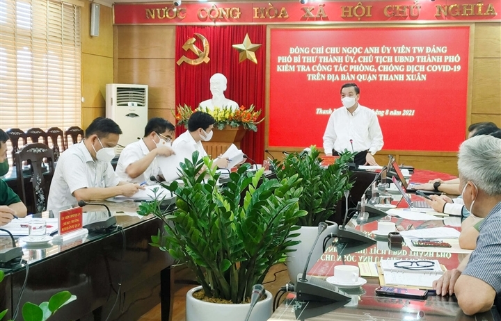 Chủ tịch Hà Nội: Quận Thanh Xuân lấy mẫu chưa trúng "vùng đỏ" nên bùng dịch