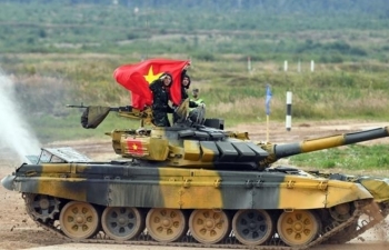 Đội tuyển xe tăng Việt Nam lọt vào chung kết Tank Biathlon