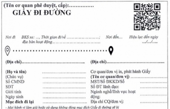 Cách đăng ký mẫu giấy đi đường QRCode mới ở Đà Nẵng từ ngày 5/9 thế nào?