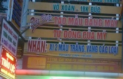 cong an can tho khong gai bay vu doi 100 usd de phat tiem vang
