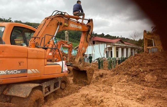 Tìm thấy 2 thi thể cuối cùng trong đoàn cán bộ, chiến sĩ 22 người bị vùi lấp