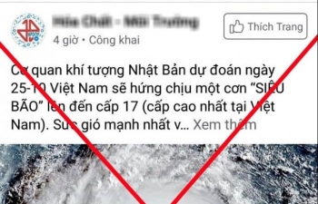 Tin giả về bão lũ miền Trung lan truyền khắp Facebook