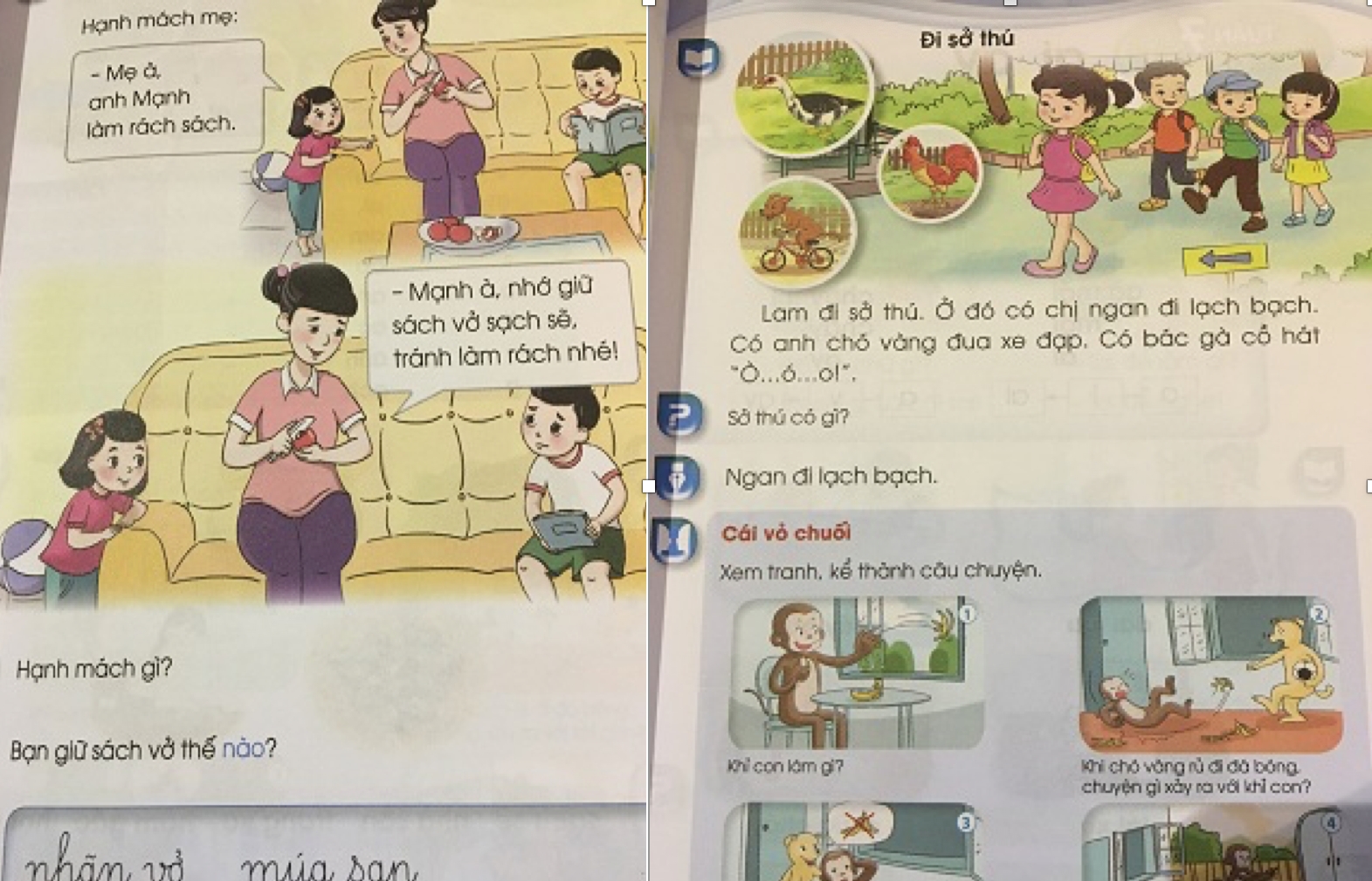 Phát hiện thêm một cuốn sách giáo khoa Tiếng Việt 1 chi chít 
