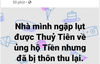 Thu lại tiền từ thiện của dân, trò đáng xấu hổ sao cứ tái diễn?