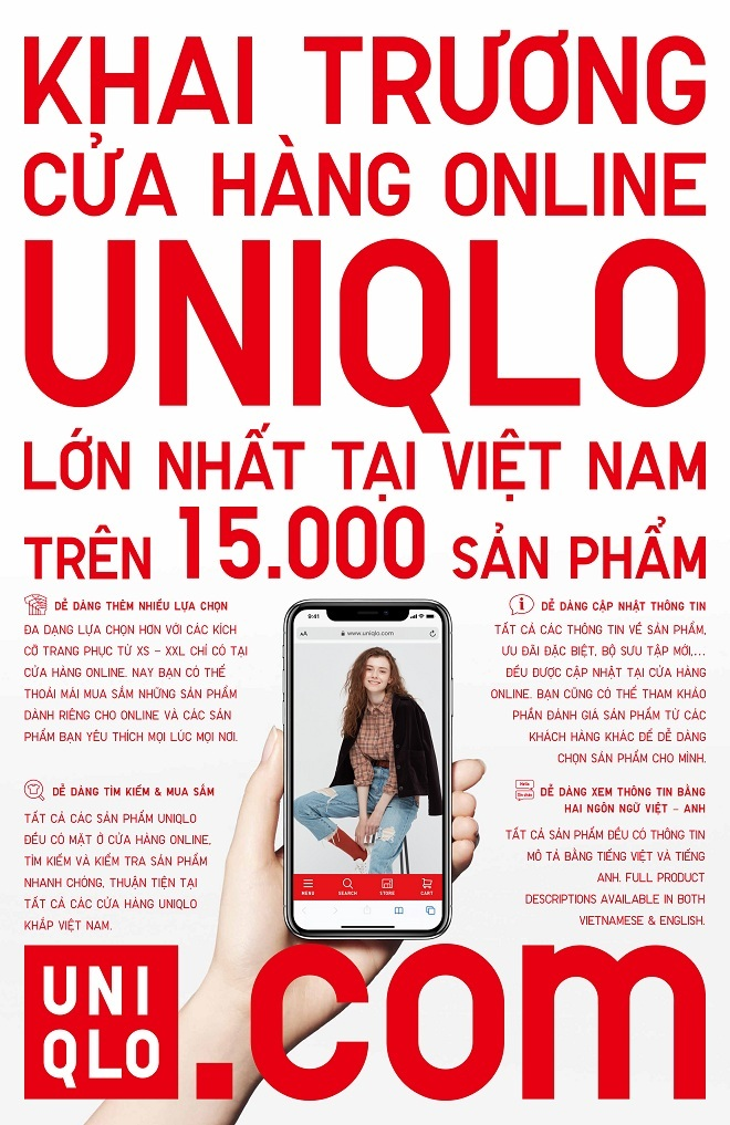 UNIQLO khai trương cửa hàng online vào ngày 5/11 - 1