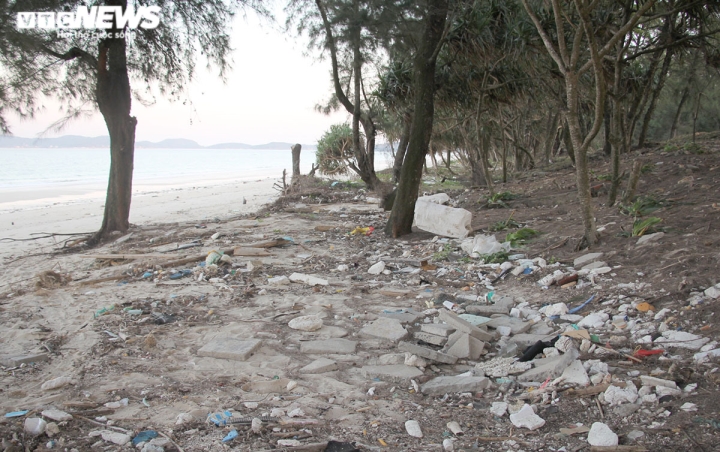 Ảnh: Bãi biển Cô Tô thơ mộng bị rác thải đại dương bao vây tứ bề - 19